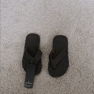 Quiksilver Boys Brown Flip Flops